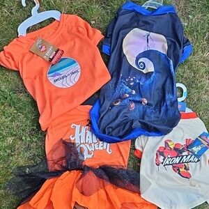 Avenger Dog Costume Collection - Orange, Black, Blue